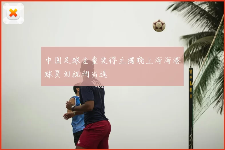 中国足球金童奖得主揭晓上海海港球员刘祝润当选