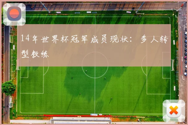 14年世界杯冠军成员现状:多人转型教练